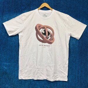 Arctic Monkeys North American Tour Rock White T-Shirt Size XXL
